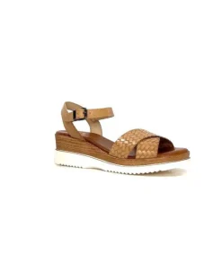 Porronet Fi 2853 Cuir Marron Naturel*Femme Plateformes