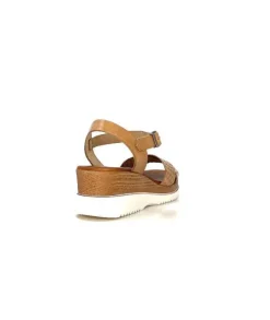 Porronet Fi 2853 Cuir Marron Naturel*Femme Plateformes