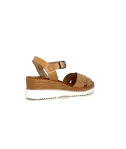 Porronet Fi 2853 Cuir Marron Naturel*Femme Plateformes