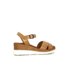 Porronet Fi 2853 Cuir Marron Naturel*Femme Plateformes