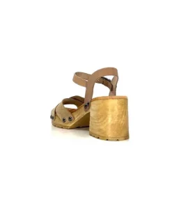 Porronet Fi 2881 Cuir Taupe Arena*Femme Plateformes