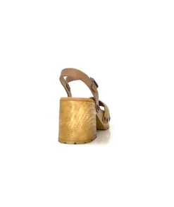 Porronet Fi 2881 Cuir Taupe Arena*Femme Plateformes