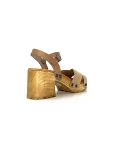 Porronet Fi 2881 Cuir Taupe Arena*Femme Plateformes