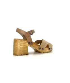 Porronet Fi 2881 Cuir Taupe Arena*Femme Plateformes