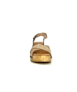 Porronet Fi 2881 Cuir Taupe Arena*Femme Plateformes