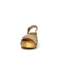 Porronet Fi 2881 Cuir Taupe Arena*Femme Plateformes