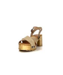 Porronet Fi 2881 Cuir Taupe Arena*Femme Plateformes