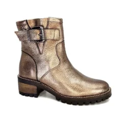 qootum- modascoop Qootum 14130 Cuir Bronze*Femme Bottines