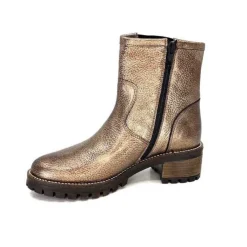 qootum- modascoop Qootum 14130 Cuir Bronze*Femme Bottines