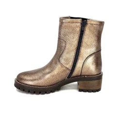 qootum- modascoop Qootum 14130 Cuir Bronze*Femme Bottines