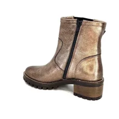 qootum- modascoop Qootum 14130 Cuir Bronze*Femme Bottines