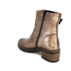 qootum- modascoop Qootum 14130 Cuir Bronze*Femme Bottines