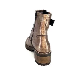 qootum- modascoop Qootum 14130 Cuir Bronze*Femme Bottines