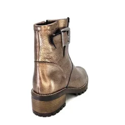 qootum- modascoop Qootum 14130 Cuir Bronze*Femme Bottines