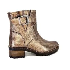 qootum- modascoop Qootum 14130 Cuir Bronze*Femme Bottines