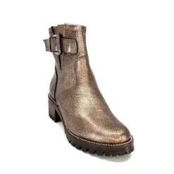 qootum- modascoop Qootum 14130 Cuir Bronze*Femme Bottines