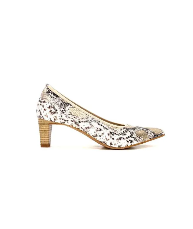 qootum- modascoop Qootum 13920 Cuir Platina*Femme Escarpins