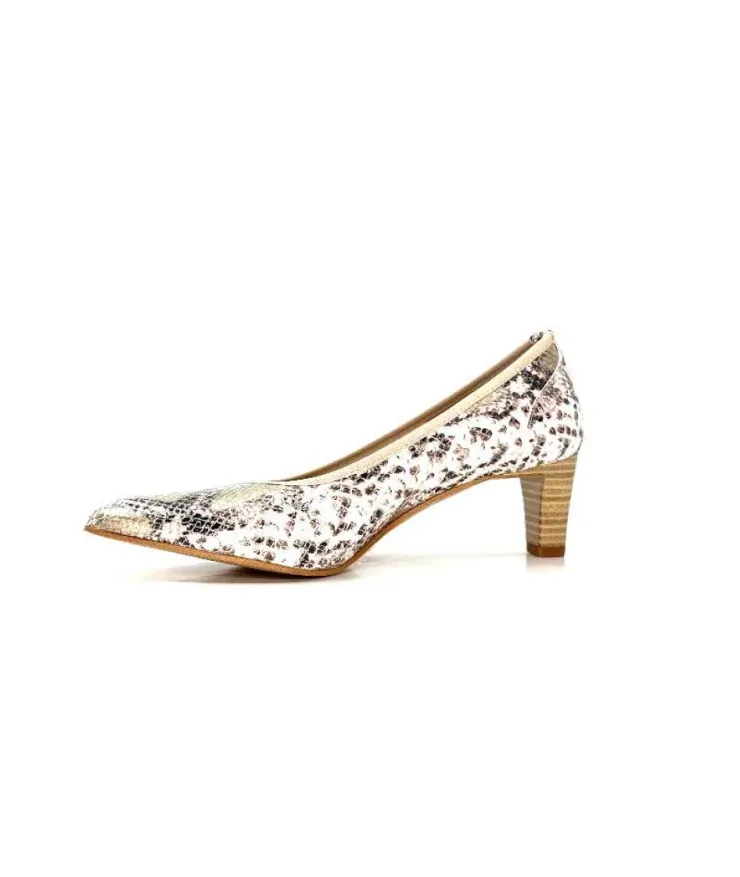 qootum- modascoop Qootum 13920 Cuir Platina*Femme Escarpins