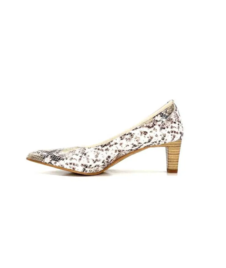 qootum- modascoop Qootum 13920 Cuir Platina*Femme Escarpins