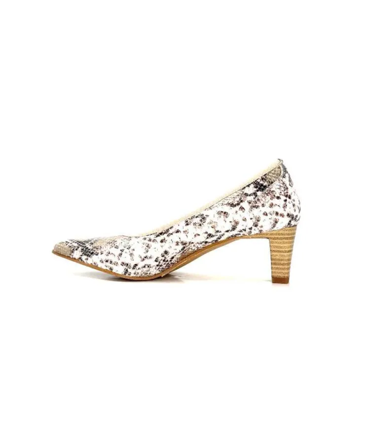 qootum- modascoop Qootum 13920 Cuir Platina*Femme Escarpins