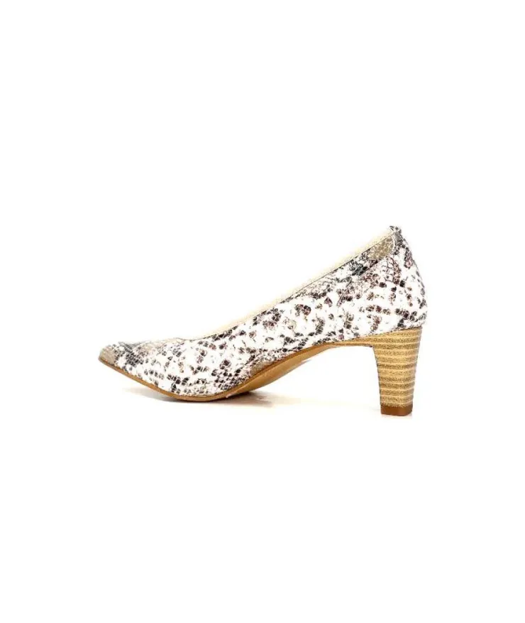 qootum- modascoop Qootum 13920 Cuir Platina*Femme Escarpins