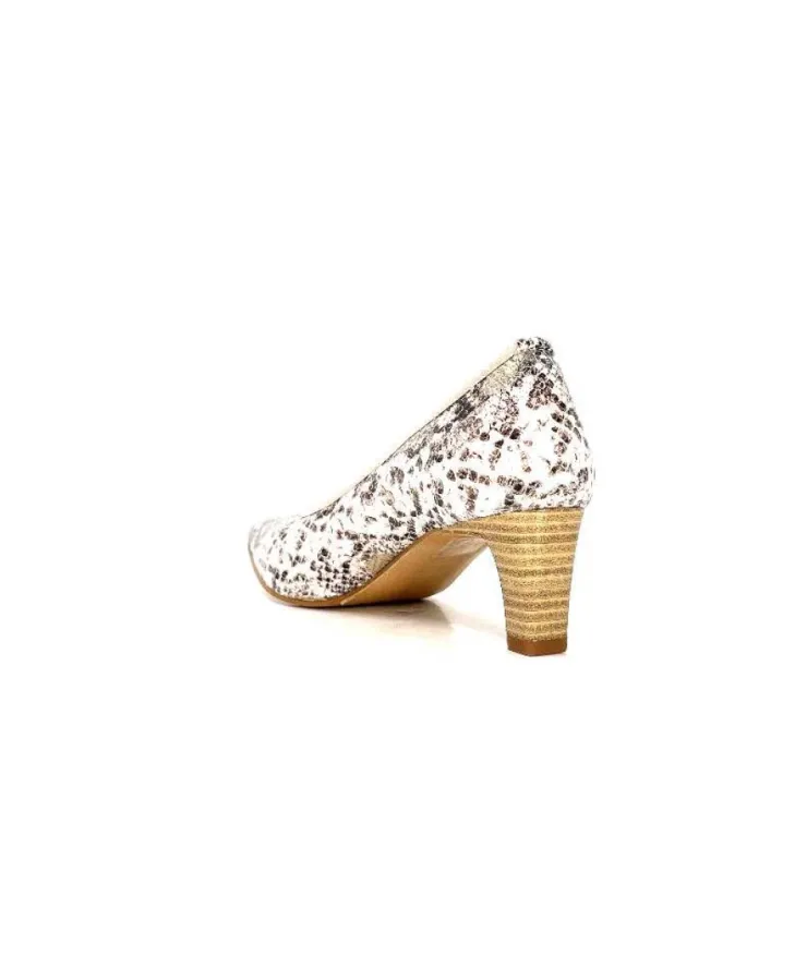 qootum- modascoop Qootum 13920 Cuir Platina*Femme Escarpins