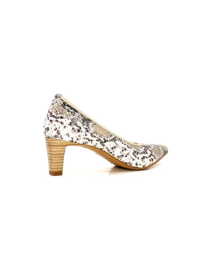 qootum- modascoop Qootum 13920 Cuir Platina*Femme Escarpins
