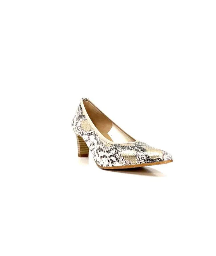 qootum- modascoop Qootum 13920 Cuir Platina*Femme Escarpins