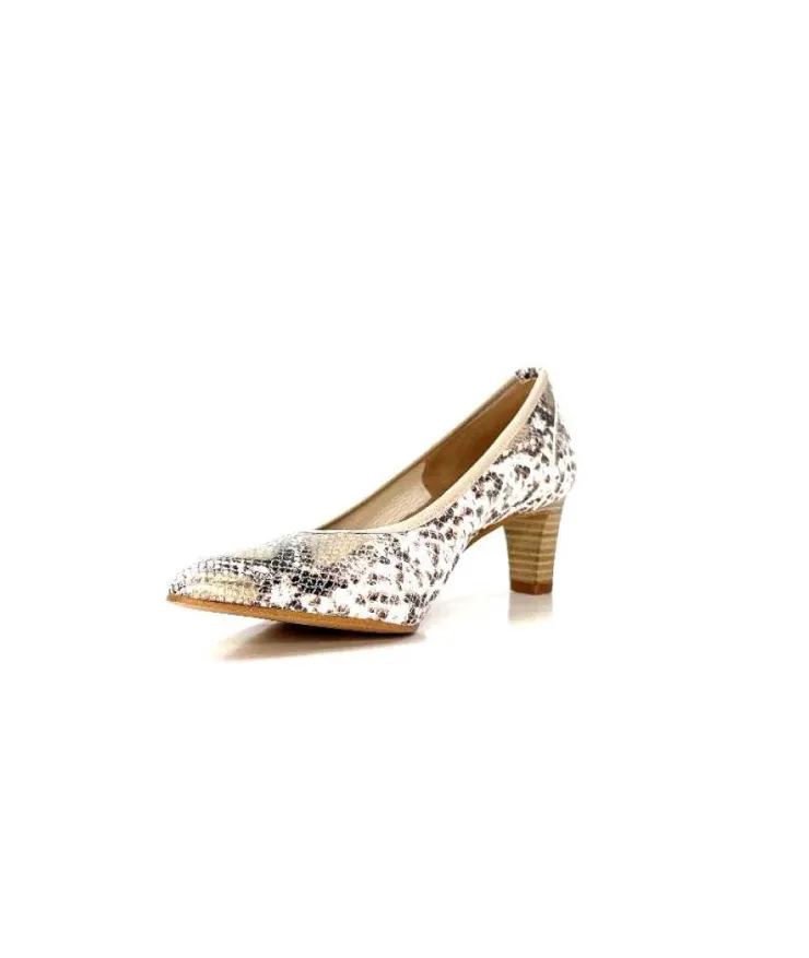 qootum- modascoop Qootum 13920 Cuir Platina*Femme Escarpins