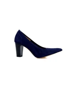 qootum- modascoop Qootum 13500 Daim Marine*Femme Escarpins