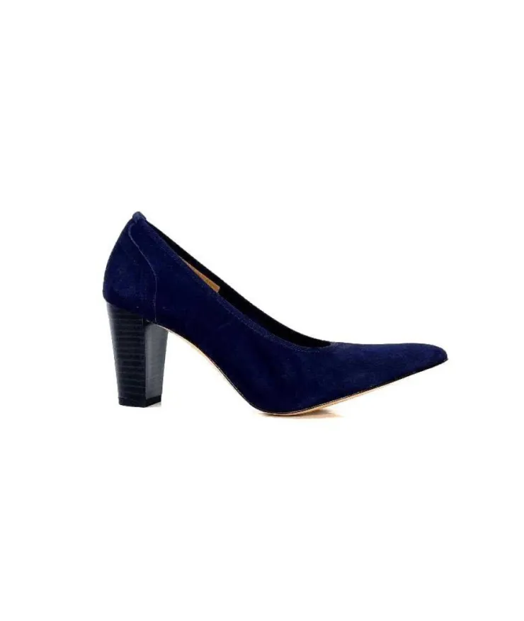 qootum- modascoop Qootum 13500 Daim Marine*Femme Escarpins