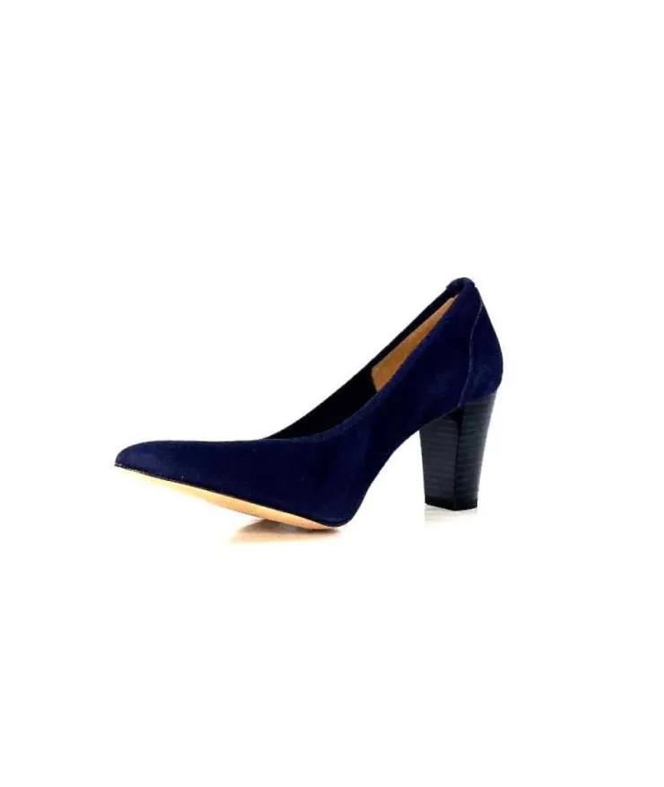 qootum- modascoop Qootum 13500 Daim Marine*Femme Escarpins