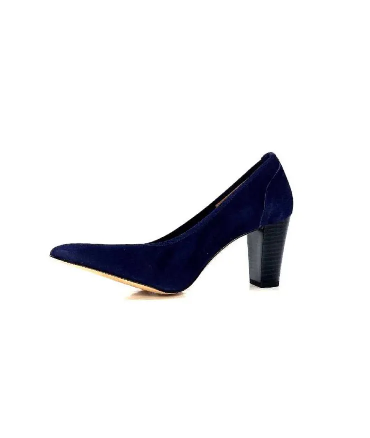 qootum- modascoop Qootum 13500 Daim Marine*Femme Escarpins