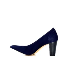 qootum- modascoop Qootum 13500 Daim Marine*Femme Escarpins