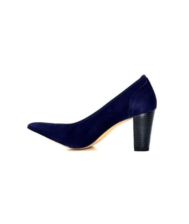 qootum- modascoop Qootum 13500 Daim Marine*Femme Escarpins