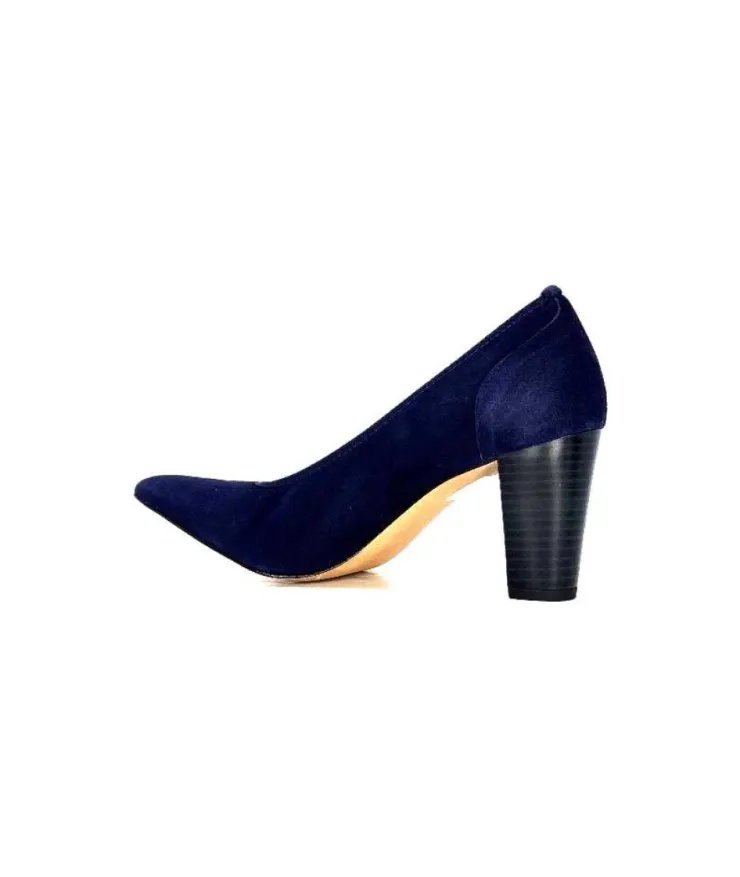 qootum- modascoop Qootum 13500 Daim Marine*Femme Escarpins