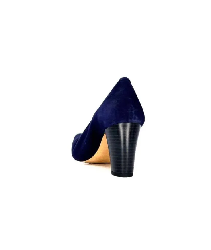 qootum- modascoop Qootum 13500 Daim Marine*Femme Escarpins