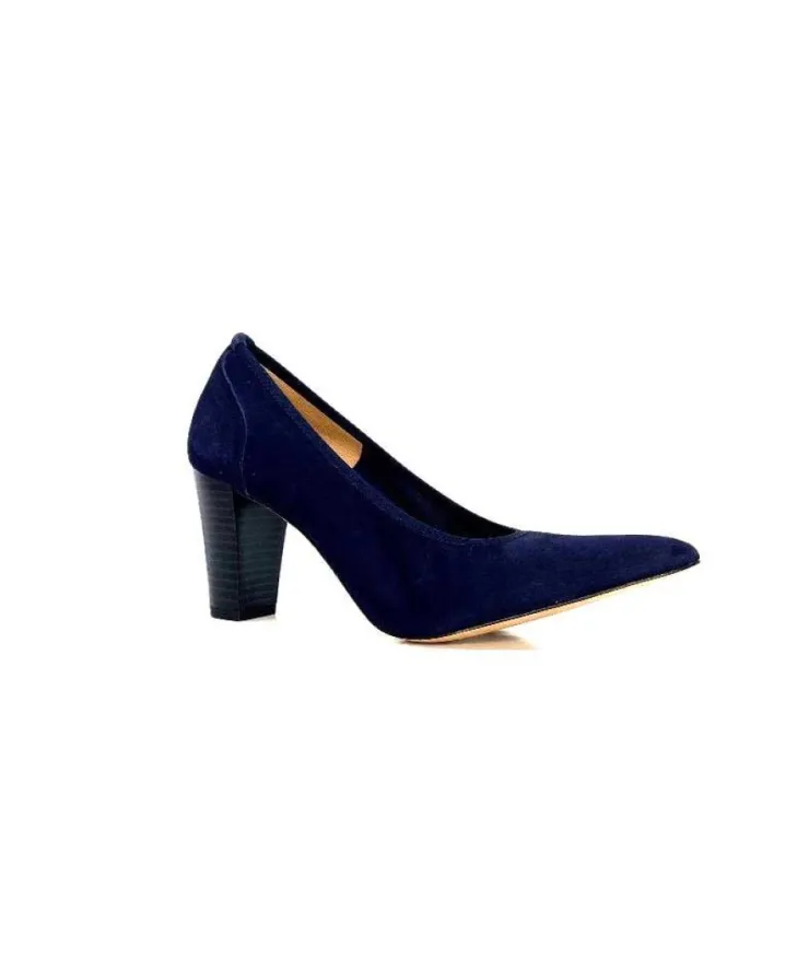 qootum- modascoop Qootum 13500 Daim Marine*Femme Escarpins