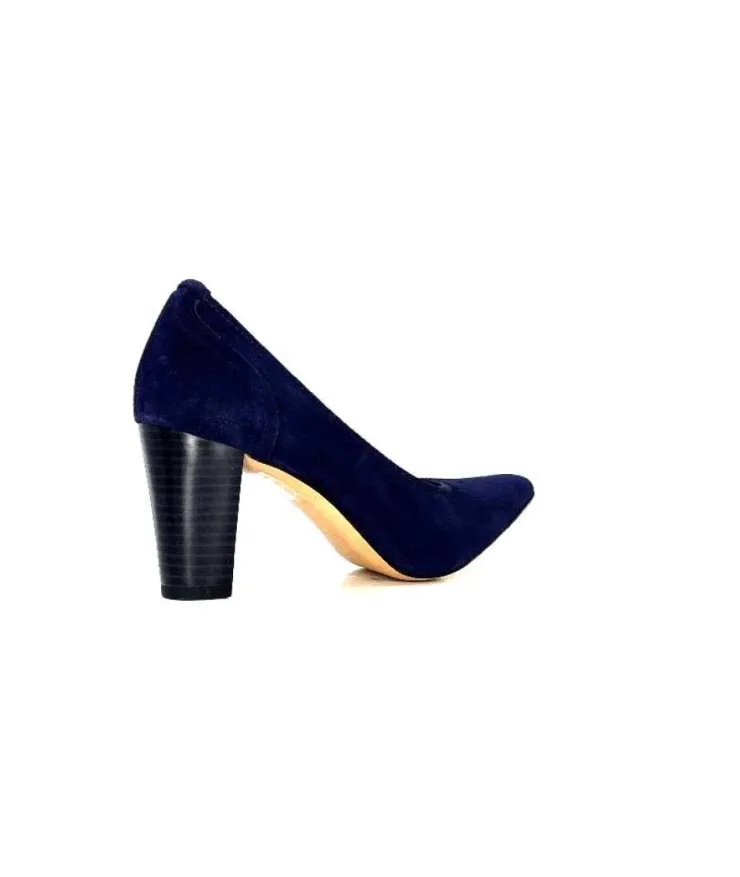 qootum- modascoop Qootum 13500 Daim Marine*Femme Escarpins