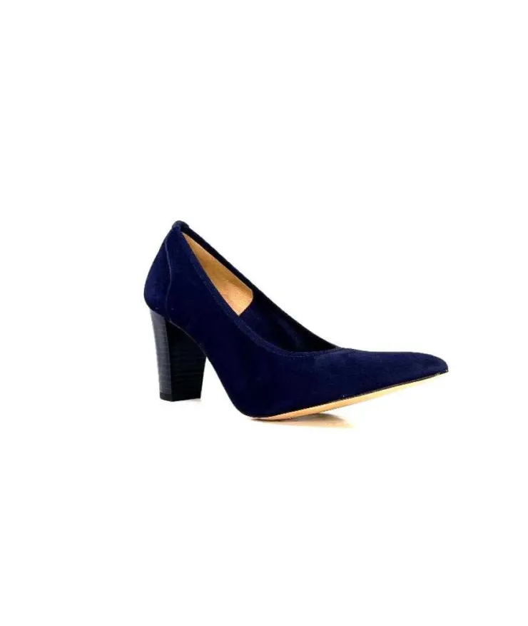 qootum- modascoop Qootum 13500 Daim Marine*Femme Escarpins