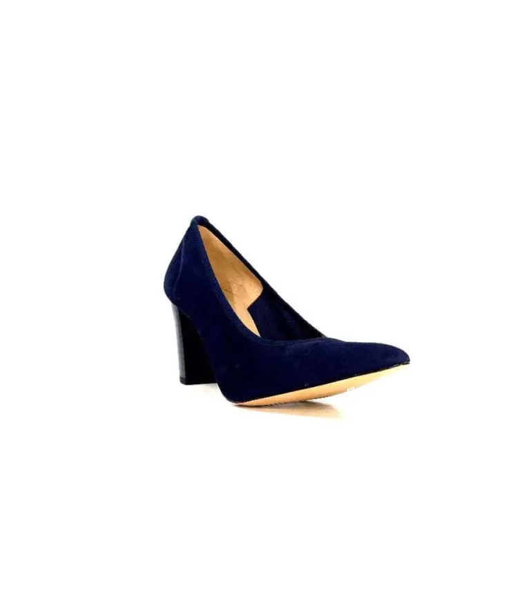 qootum- modascoop Qootum 13500 Daim Marine*Femme Escarpins