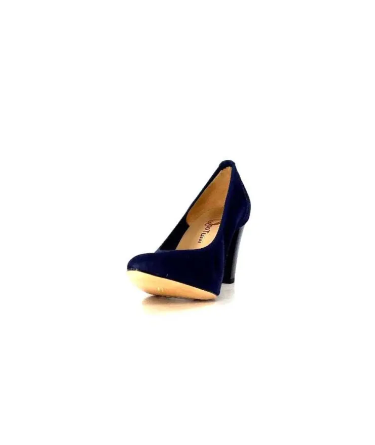 qootum- modascoop Qootum 13500 Daim Marine*Femme Escarpins