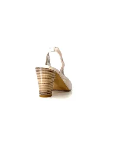 qootum- modascoop Qootum 13940 Luna Cuir Beige*Femme Escarpins