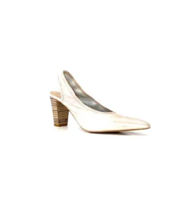 qootum- modascoop Qootum 13940 Luna Cuir Beige*Femme Escarpins