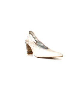 qootum- modascoop Qootum 13940 Luna Cuir Beige*Femme Escarpins