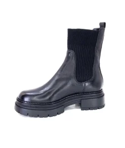 Regarde Le Ciel Blazey 01 Cuir Noir*Femme Bottines