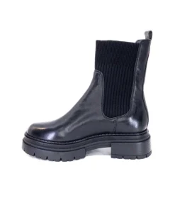 Regarde Le Ciel Blazey 01 Cuir Noir*Femme Bottines