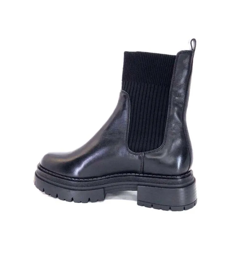 Regarde Le Ciel Blazey 01 Cuir Noir*Femme Bottines