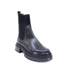 Regarde Le Ciel Blazey 01 Cuir Noir*Femme Bottines