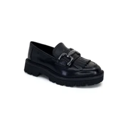 Regarde Le Ciel Dalia 06 Cuir Noir*Femme Mocassins
